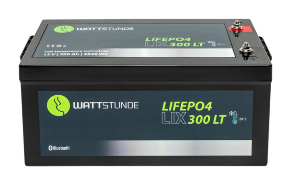 Lithium-Batterie 150 Ah (entspricht 300Ah) - LiFePo4-Solarbatterie mit App