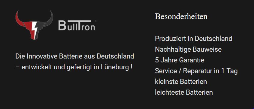 Bulltron Polar 300Ah 12.8V LiFePO4 Akku mit Smart BMS, Bluetooth App und  Heizung – Made in Germany – Lithium-Eisenphosphat Batterie – 3840Wh – 5  Jahre Garantie – direkt gegen Bleigel oder AGM